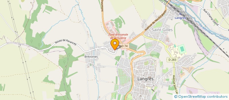 localisation de l'entreprise MADAME SANDIE REGINE ENCINAS à LANGRES