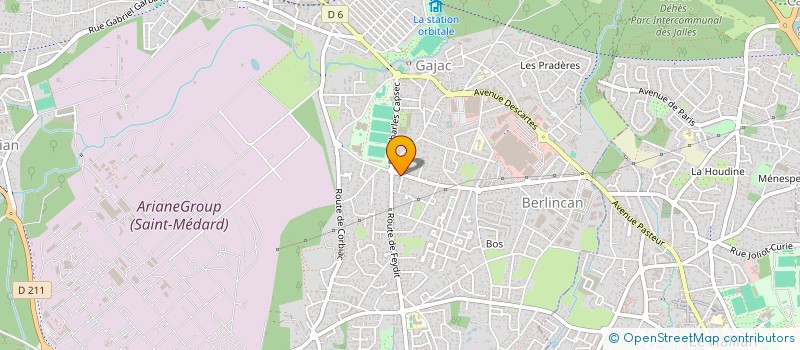 localisation de l'entreprise MADAME SANDIE RICHARD  SAINT-MEDARD-EN-JALLES