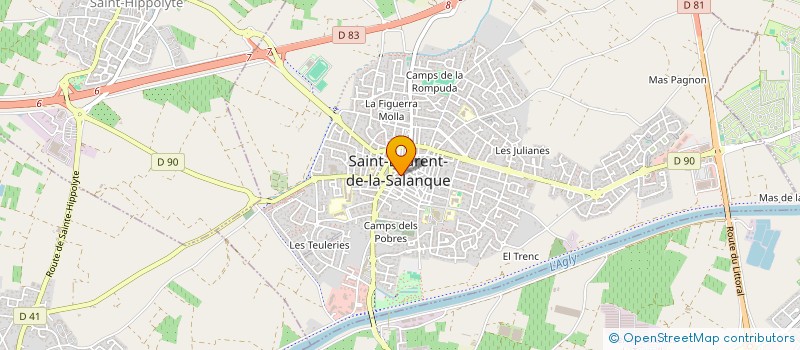 localisation de l'entreprise MADAME SANDIE SAVREUX  PERPIGNAN