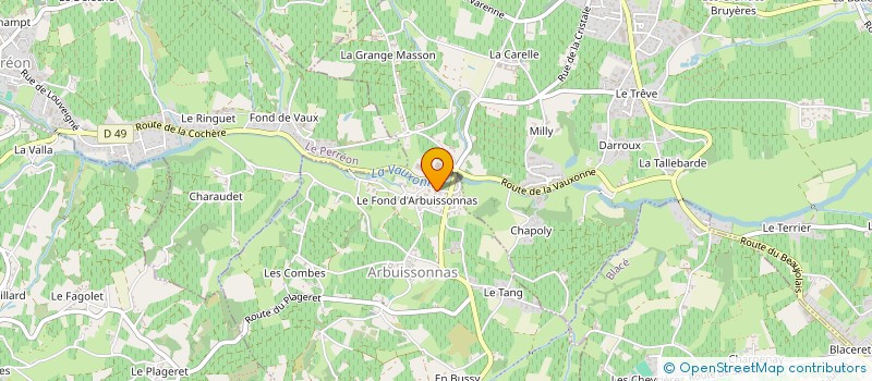 localisation de l'entreprise MADAME SANDIE SCHMITZ  SALLES-ARBUISSONNAS-EN-BEAUJOLAIS