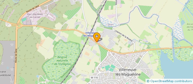 localisation de l'entreprise MADAME SANDIE SCHROLL  VILLENEUVE-LES-MAGUELONE