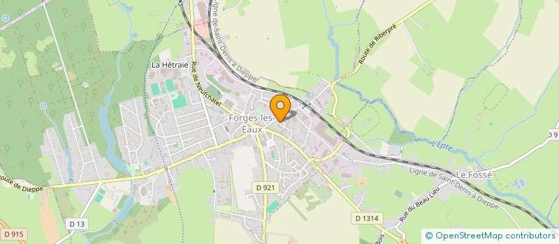 localisation de l'entreprise MADAME SANDIE SKOWRONSKI  FORGES-LES-EAUX