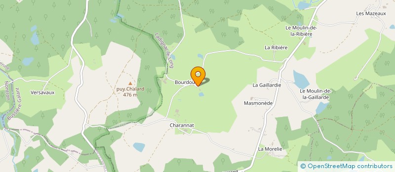 localisation de l'entreprise MADAME SANDIE TOLETTI à LADIGNAC-LE-LONG
