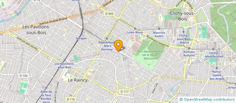 localisation de l'entreprise MADAME SANDIE ZENOUDA à CLICHY-SOUS-BOIS