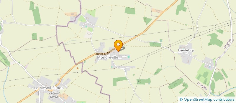 localisation de l'entreprise MADAME SANDIRNE REGNIER  MONDREVILLE