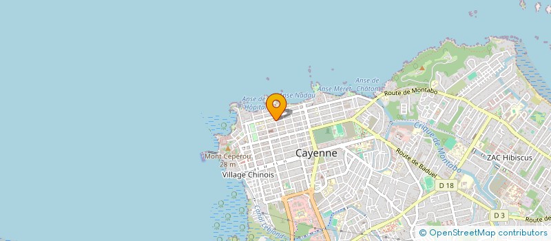 localisation de l'entreprise MADAME SANDIVANIE CLODION  CAYENNE