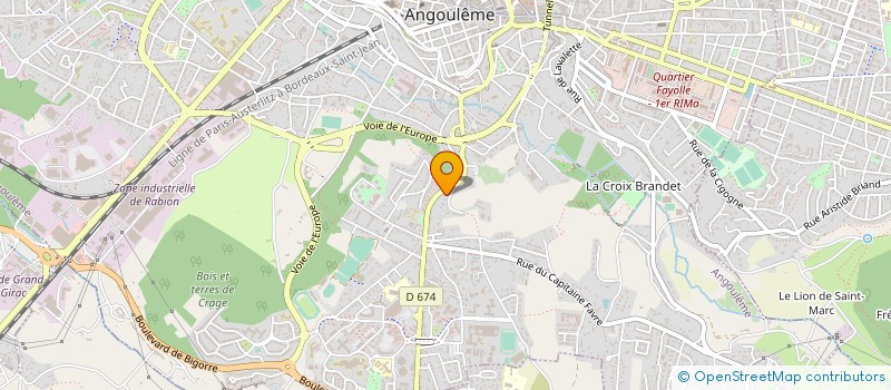 localisation de l'entreprise MADAME SANDOLORE SYKES à ANGOULEME