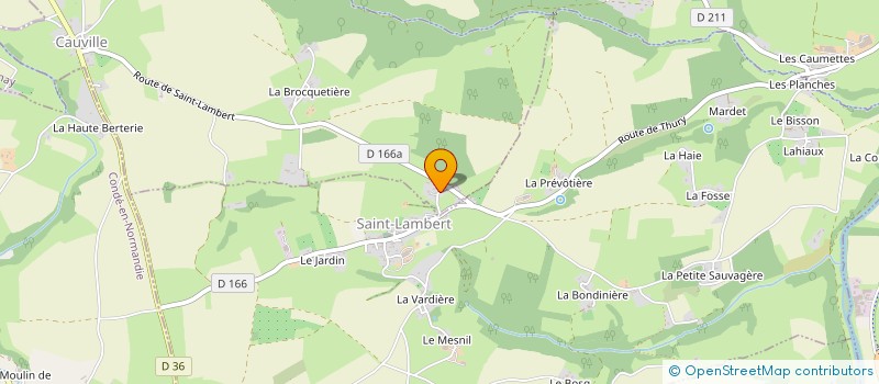 localisation de l'entreprise MADAME SANDRA ADAMS  CONDE-EN-NORMANDIE