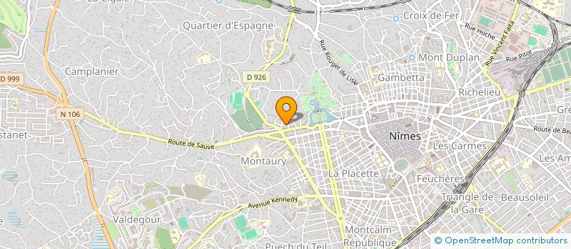 localisation de l'entreprise MADAME SANDRA AIT-BEZA  NIMES