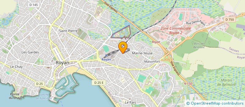 localisation de l'entreprise MADAME SANDRA ALBERI  ROYAN