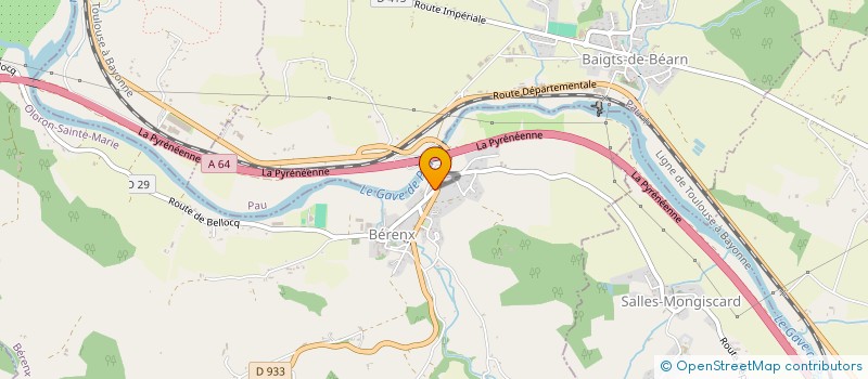 localisation de l'entreprise MADAME SANDRA ALEXIS-ALEXANDRE  BERENX