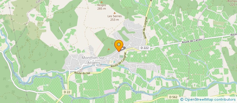 localisation de l'entreprise MADAME SANDRA ALIBERT  MONTFORT-SUR-ARGENS