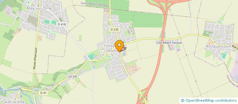 localisation de l'entreprise MADAME SANDRA ALLAIN  FONTENAY-LE-MARMION