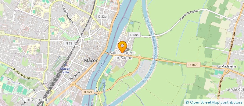 localisation de l'entreprise MADAME SANDRA ALLEGRE  SAINT-LAURENT-SUR-SAONE