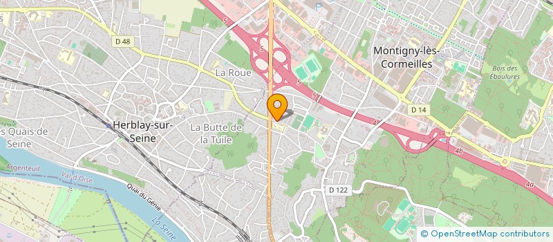 localisation de l'entreprise MADAME SANDRA ALVES DA SILVA à MONTIGNY-LES-CORMEILLES