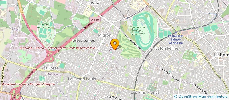 localisation de l'entreprise MADAME SANDRA ALZIEU  BORDEAUX