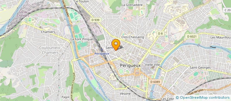 localisation de l'entreprise MADAME SANDRA AMARO  PERIGUEUX