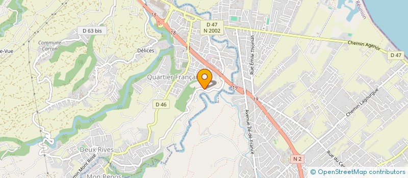 localisation de l'entreprise MADAME SANDRA AMOLVIN  SAINTE-SUZANNE