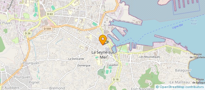 localisation de l'entreprise MADAME SANDRA ANDREU à LA SEYNE-SUR-MER