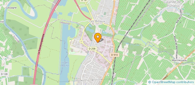 localisation de l'entreprise MADAME SANDRA ANGELAUD  LIBOURNE