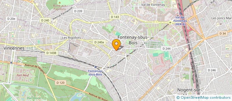 localisation de l'entreprise MADAME SANDRA ANTISTE à FONTENAY-SOUS-BOIS