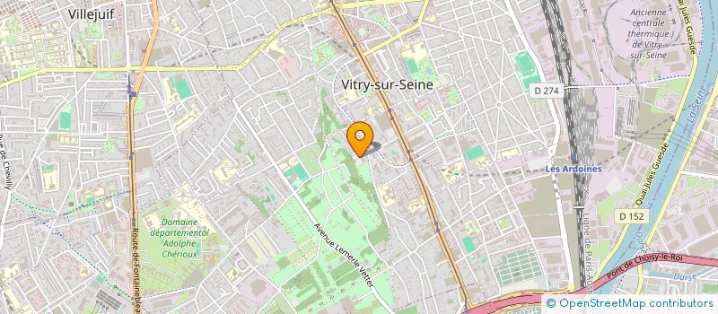 localisation de l'entreprise MADAME SANDRA ANTUNES BENTO à VITRY-SUR-SEINE