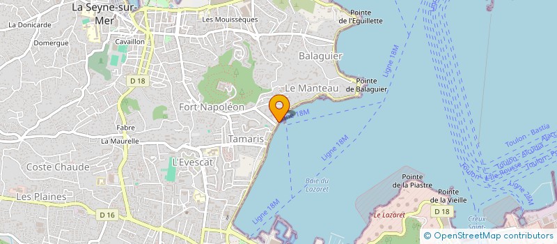localisation de l'entreprise MADAME SANDRA APARICIO à LA SEYNE-SUR-MER