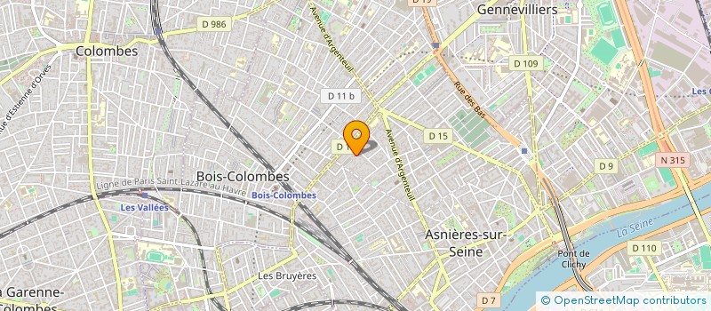 localisation de l'entreprise MADAME SANDRA ARAUJO TAVARES  ASNIERES-SUR-SEINE