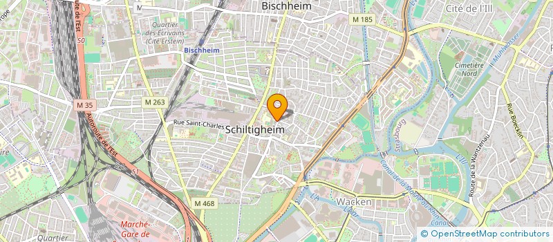 localisation de l'entreprise MADAME SANDRA ARBOGAST  SCHILTIGHEIM