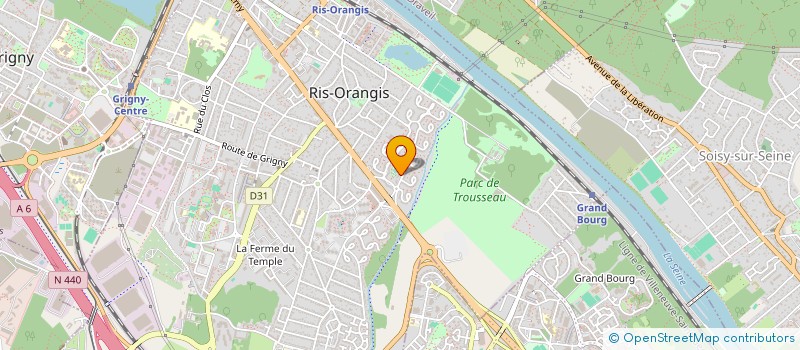 localisation de l'entreprise MADAME SANDRA ARGIS  RIS-ORANGIS