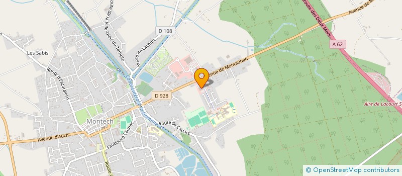 localisation de l'entreprise MADAME SANDRA ARNOULT  MONTECH