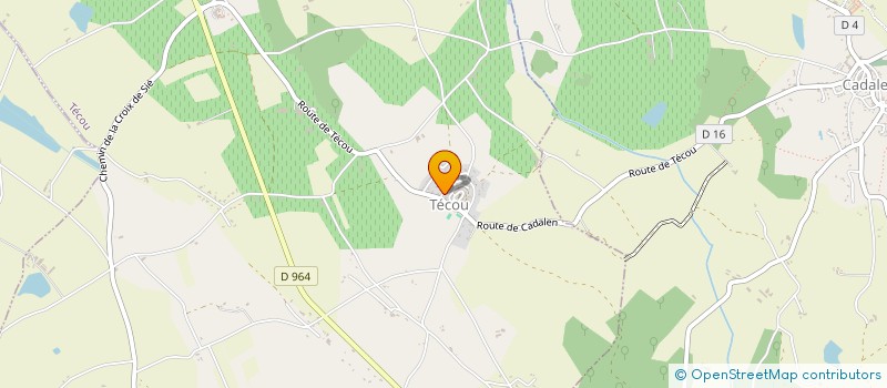 localisation de l'entreprise MADAME SANDRA ATYEO  TECOU