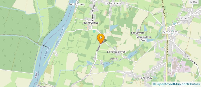 localisation de l'entreprise MADAME SANDRA AUBERT  ORMES