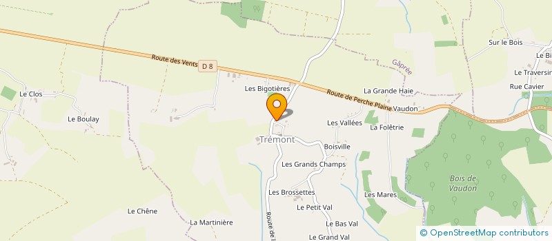 localisation de l'entreprise MADAME SANDRA AUBRIL à TREMONT