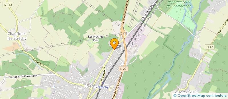 localisation de l'entreprise MADAME SANDRA AUCLERC à ETRECHY