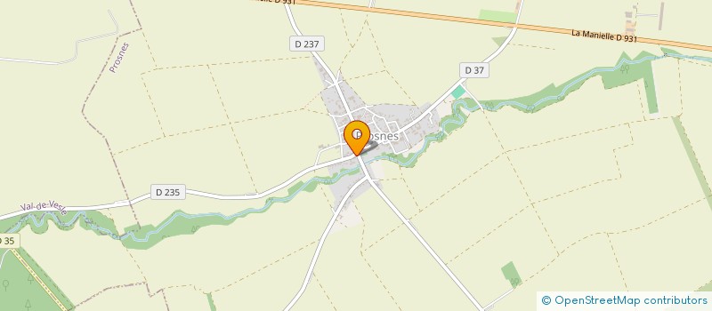 localisation de l'entreprise MADAME SANDRA AUDONNET  PROSNES