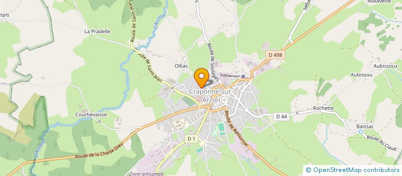 localisation de l'entreprise MADAME SANDRA AUSSEIL  CHOMELIX