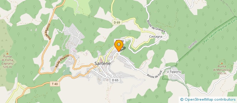 localisation de l'entreprise MADAME SANDRA BABIN à SARTENE