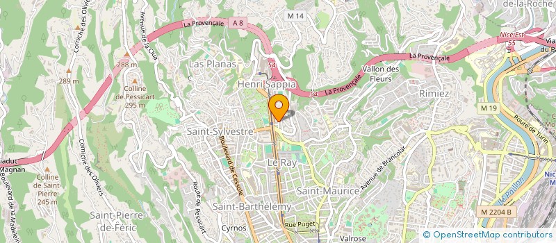 localisation de l'entreprise MADAME SANDRA BABLET  NICE