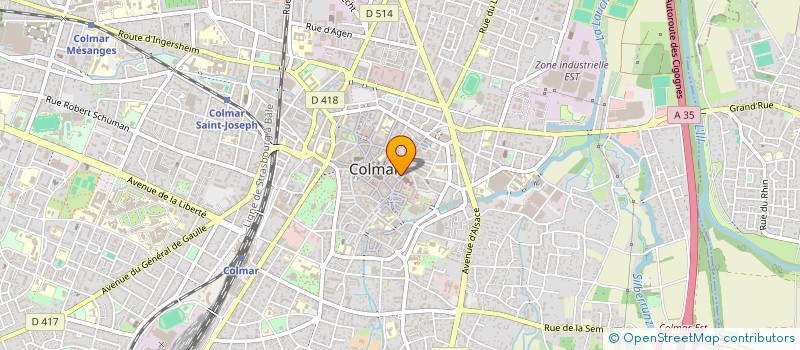 localisation de l'entreprise MADAME SANDRA BALLY  COLMAR