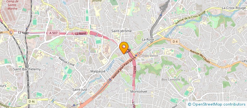 localisation de l'entreprise MADAME SANDRA BARAS à MARSEILLE
