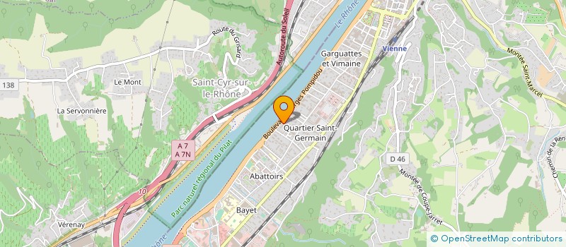 localisation de l'entreprise MADAME SANDRA BARBATO à VIENNE