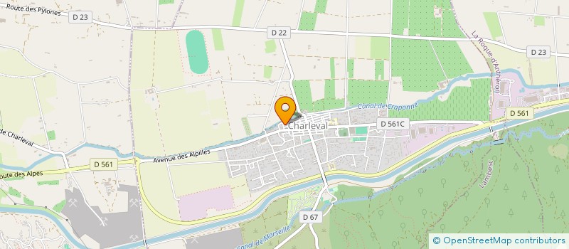 localisation de l'entreprise MADAME SANDRA BARBIER  CHARLEVAL