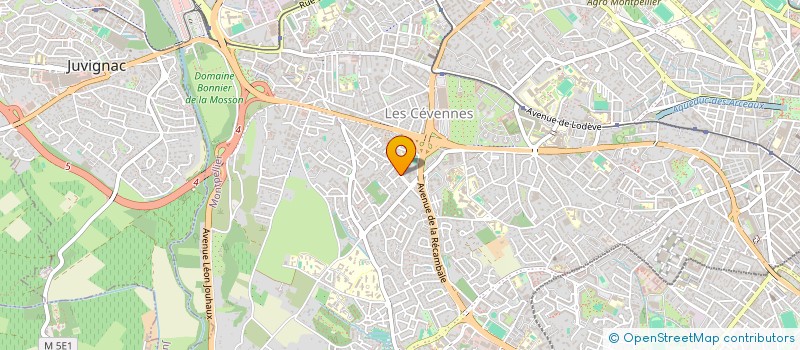 localisation de l'entreprise MADAME SANDRA BAREL à MONTPELLIER