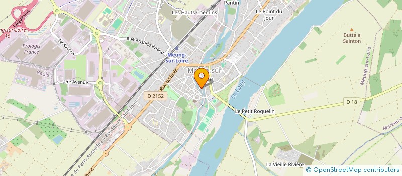localisation de l'entreprise MADAME SANDRA BARET à MEUNG-SUR-LOIRE