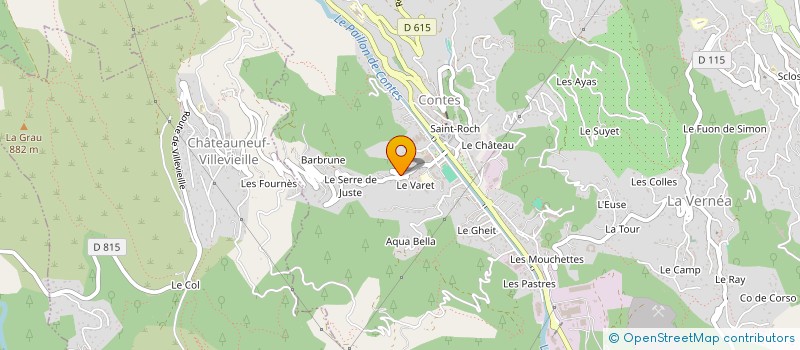 localisation de l'entreprise MADAME SANDRA BARRECA  CONTES