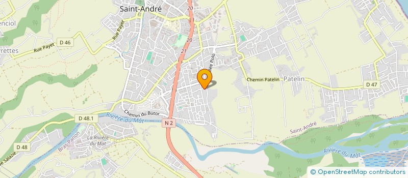 localisation de l'entreprise MADAME SANDRA BARRET à SAINT-ANDRE