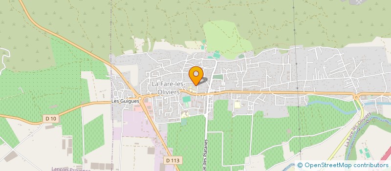 localisation de l'entreprise MADAME SANDRA BARRET  LA FARE-LES-OLIVIERS