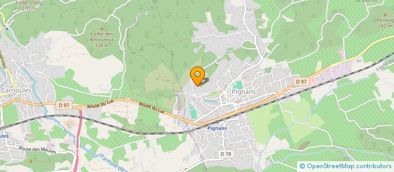 localisation de l'entreprise MADAME SANDRA BARZASI  PIGNANS