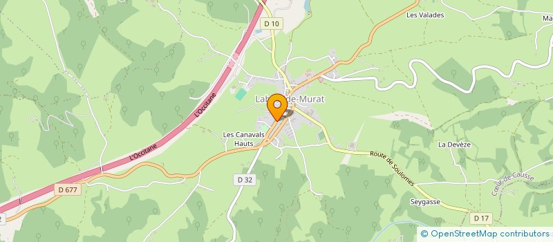 localisation de l'entreprise MADAME SANDRA BASTIANELLO  COEUR DE CAUSSE